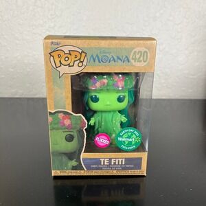 Funko Pop MOANA TE FITI Flocked #420 Earth Day 2022 Exclusive MINT IN BOX
